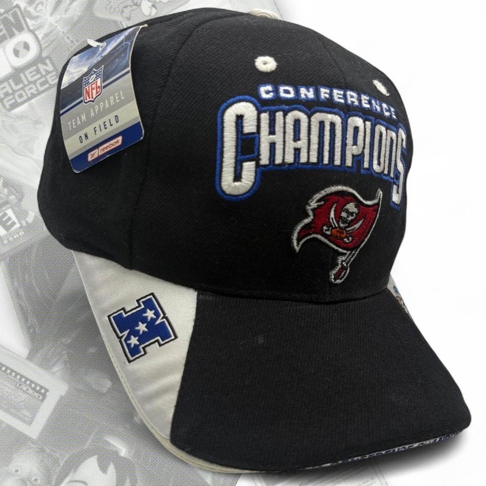 Vintage Y2K NWT Reebok NFL Tampa Bay Buccaneers Super Bowl Champions Hat